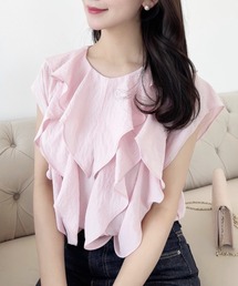 ラッフルブラウス