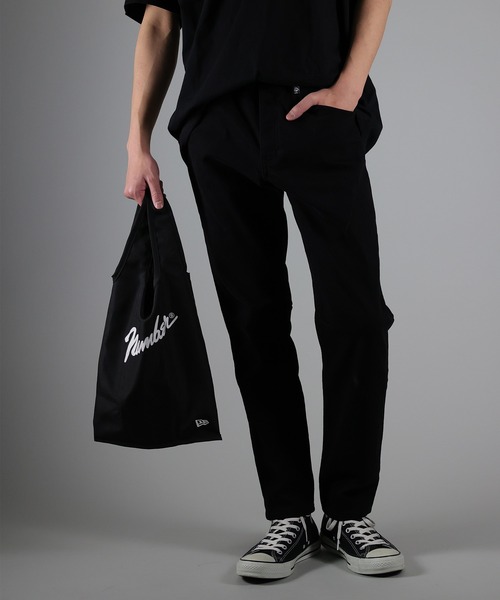 NUMBER (N)INE（ナンバーナイン）の「Cap Pouch ECO Bag   number⑨ / Cap Pouch S w/MINI ECO TOTE NUMBER (N)INE SCRIPT（トートバッグ・メンズ・ブラック・FREE）」の2枚目の写真
