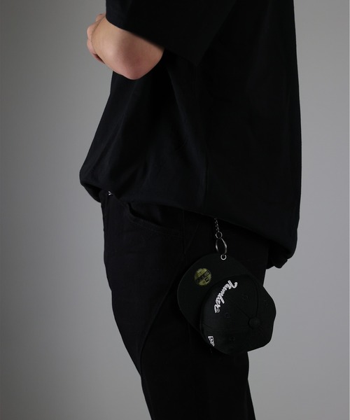 NUMBER (N)INE（ナンバーナイン）の「Cap Pouch ECO Bag   number⑨ / Cap Pouch S w/MINI ECO TOTE NUMBER (N)INE SCRIPT（トートバッグ・メンズ・ブラック・FREE）」の5枚目の写真