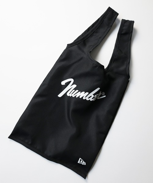 NUMBER (N)INE（ナンバーナイン）の「Cap Pouch ECO Bag   number⑨ / Cap Pouch S w/MINI ECO TOTE NUMBER (N)INE SCRIPT（トートバッグ・メンズ・ブラック・FREE）」の8枚目の写真