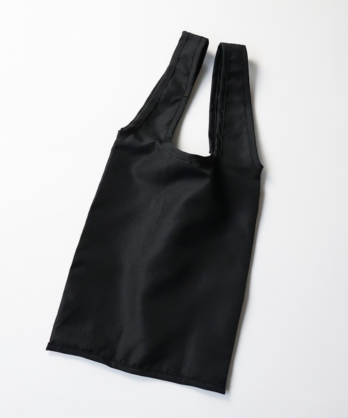 NUMBER (N)INE（ナンバーナイン）の「Cap Pouch ECO Bag   number⑨ / Cap Pouch S w/MINI ECO TOTE NUMBER (N)INE SCRIPT（トートバッグ・メンズ・ブラック・FREE）」の9枚目の写真