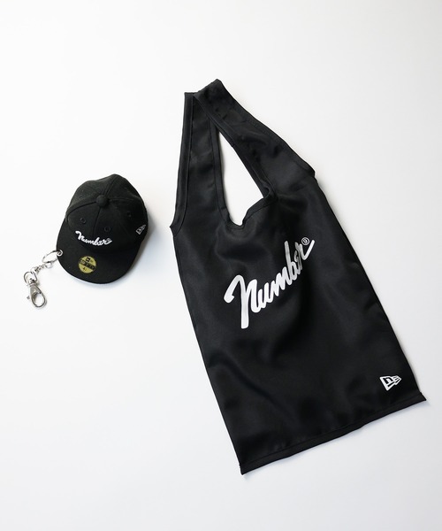 NUMBER (N)INE（ナンバーナイン）の「Cap Pouch ECO Bag   number⑨ / Cap Pouch S w/MINI ECO TOTE NUMBER (N)INE SCRIPT（トートバッグ・メンズ・ブラック・FREE）」の20枚目の写真