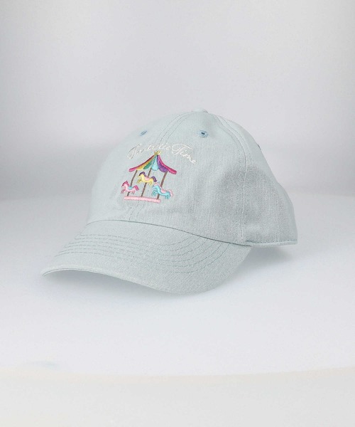 MPS（エムピーエス）の「【MPS】モチーフキャップドリーム（キャップ・キッズ・ピンク/サックスブルー/パープル・フリー）」の2枚目の写真