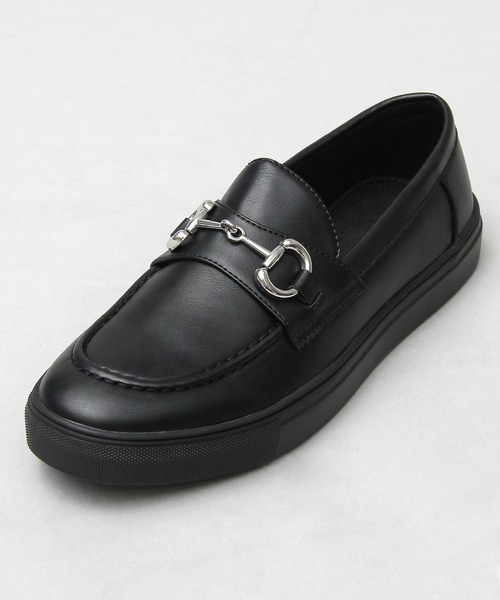 glabella（グラベラ）の「フェイクレザー ビットローファー スニーカー / ドレススニーカー / ビジネススニーカー / 黒スニーカー（ローファー・メンズ・ブラック・S/M/L）」の14枚目の写真