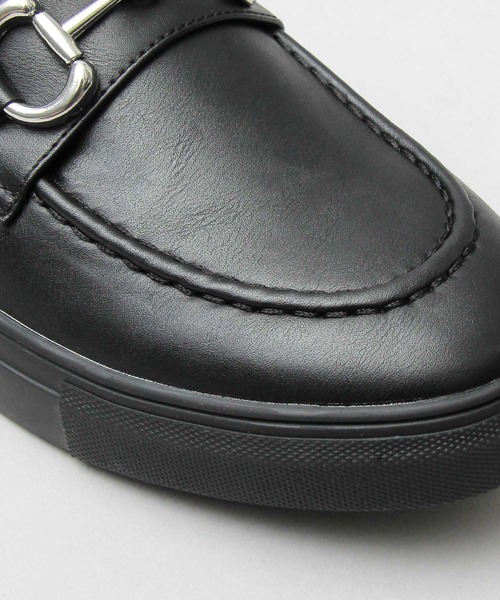 glabella（グラベラ）の「フェイクレザー ビットローファー スニーカー / ドレススニーカー / ビジネススニーカー / 黒スニーカー（ローファー・メンズ・ブラック・S/M/L）」の8枚目の写真