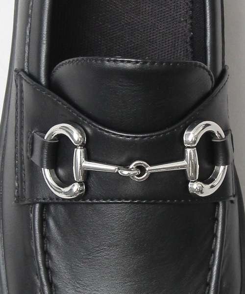 glabella（グラベラ）の「フェイクレザー ビットローファー スニーカー / ドレススニーカー / ビジネススニーカー / 黒スニーカー（ローファー・メンズ・ブラック・S/M/L）」の9枚目の写真