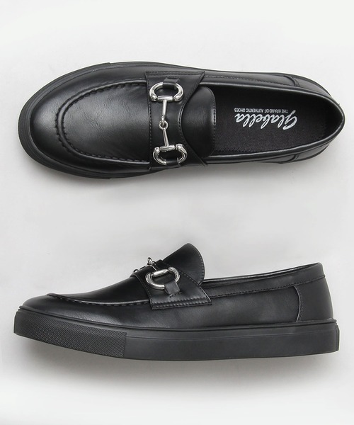 glabella（グラベラ）の「フェイクレザー ビットローファー スニーカー / ドレススニーカー / ビジネススニーカー / 黒スニーカー（ローファー・メンズ・ブラック・S/M/L）」の5枚目の写真