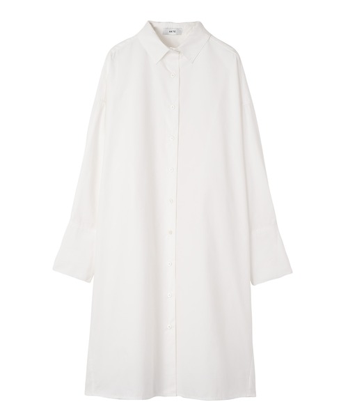 AKTE（アクテ）の「オーバーサイズシャツワンピース（シャツワンピース・レディース・ストライプ/ホワイト・FREE）」の21枚目の写真