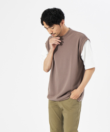 MYSELF ABAHOUSE | 鹿の子 ルーズ レイヤード ベスト(ベスト)