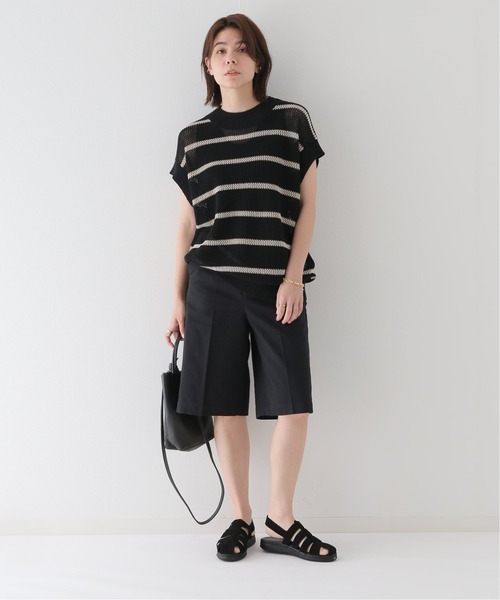 JOURNAL STANDARD relume(ジャーナルスタンダード レリューム)の「ウォッシャブルコットンツイルショートパンツ(その他パンツ・レディース・ベージュ/ブラック・FREE)」の15枚目の写真