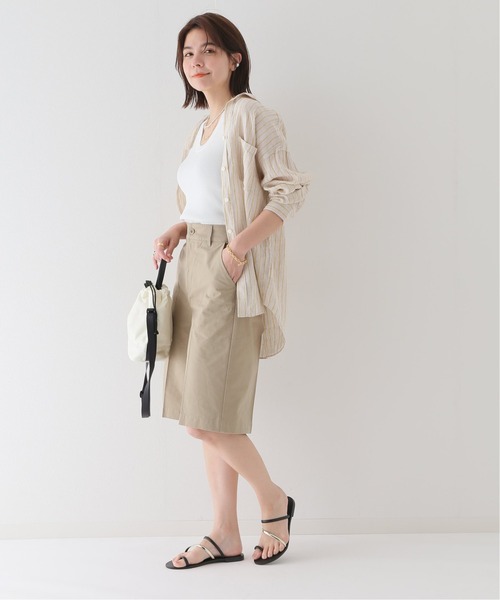 JOURNAL STANDARD relume(ジャーナルスタンダード レリューム)の「ウォッシャブルコットンツイルショートパンツ(その他パンツ・レディース・ベージュ/ブラック・FREE)」の20枚目の写真
