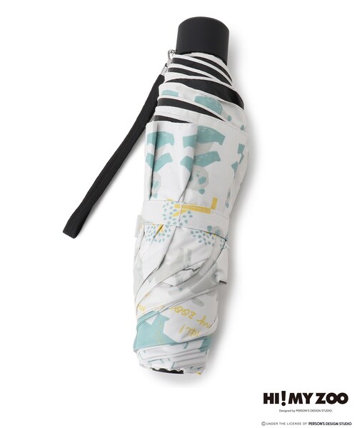 SHOO・LA・RUE（シューラルー）の「【コラボ】HI! MY ZOO 晴雨兼用 折りたたみ傘（その他雑貨・レディース・ネイビー/アイボリー/ピンク系・00）」の5枚目の写真