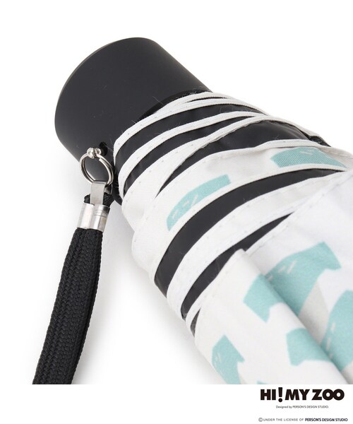 SHOO・LA・RUE（シューラルー）の「【コラボ】HI! MY ZOO 晴雨兼用 折りたたみ傘（その他雑貨・レディース・ネイビー/アイボリー/ピンク系・00）」の9枚目の写真