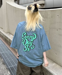 ロールアップ発泡プリントTEE(ユニセックス)
