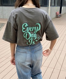 PairPair（ペアペア）の「ロールアップ発泡プリントTEE(ユニセックス)（Tシャツ/カットソー・メンズ）」