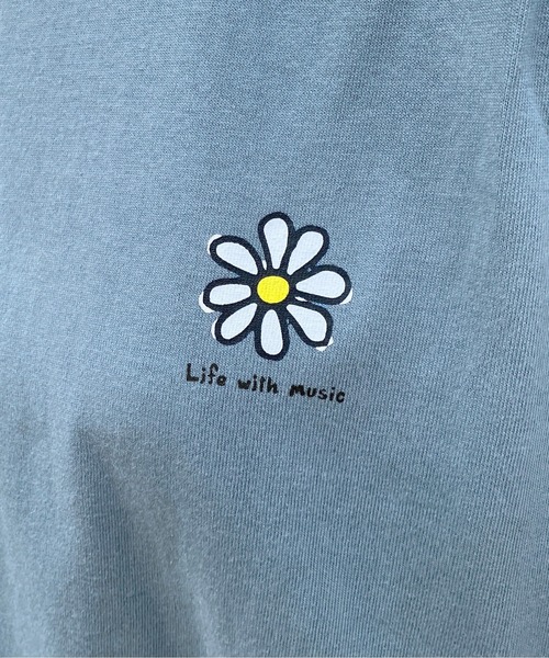 PairPair(ペアペア)の「ロールアップ発泡プリントTEE(ユニセックス)(Tシャツ/カットソー・メンズ・チャコールグレー/オフホワイト/グレイッシュブルー・MEDIUM/LARGE)」の19枚目の写真