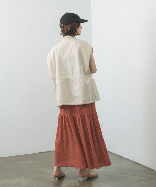 RETRO GIRL（レトロガール）の「ミリタリーベスト（その他アウター・レディース・ブラック/グリーン/アイボリー・FREE）」の7枚目の写真