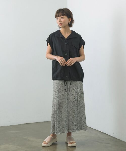 RETRO GIRL（レトロガール）の「ミリタリーベスト（その他アウター・レディース・ブラック/グリーン/アイボリー・FREE）」の11枚目の写真