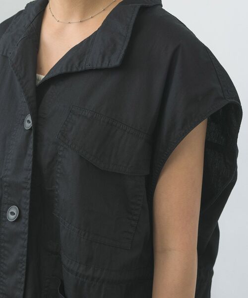 RETRO GIRL（レトロガール）の「ミリタリーベスト（その他アウター・レディース・ブラック/グリーン/アイボリー・FREE）」の16枚目の写真