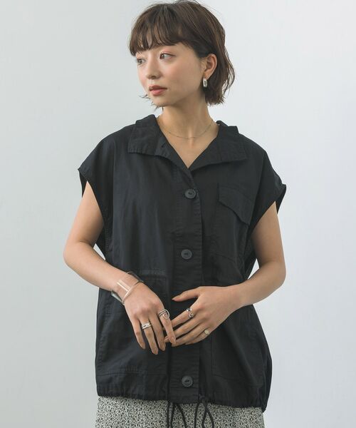 RETRO GIRL（レトロガール）の「ミリタリーベスト（その他アウター・レディース・ブラック/グリーン/アイボリー・FREE）」の20枚目の写真