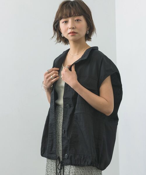 RETRO GIRL（レトロガール）の「ミリタリーベスト（その他アウター・レディース・ブラック/グリーン/アイボリー・FREE）」の21枚目の写真