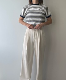 LE MORE | ちびボーダーリンガーTEE(Tシャツ/カットソー)