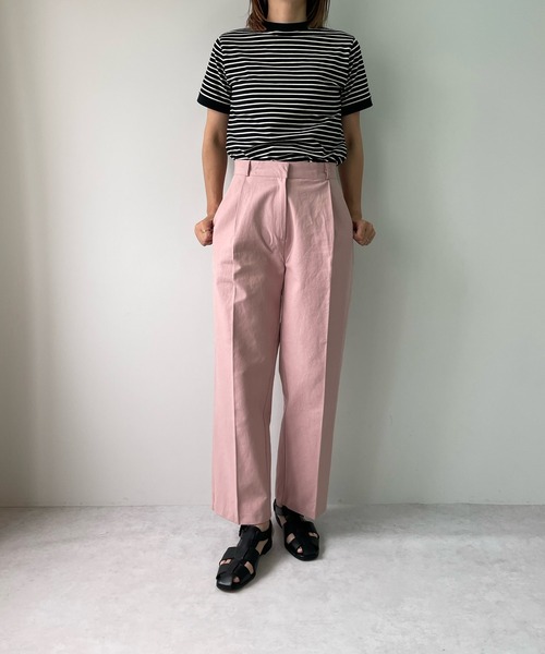 LE MORE(リモア)の「ちびボーダーリンガーTEE(Tシャツ/カットソー・レディース・ブラック/ブルー/アイボリー・FREE)」の20枚目の写真