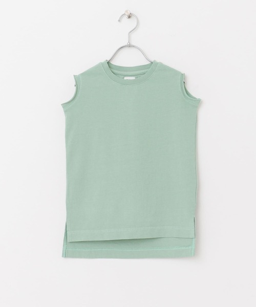 URBAN RESEARCH DOORS（アーバンリサーチドアーズ）の「ピグメントノースリーブカットソー(KIDS)（Tシャツ/カットソー・キッズ・チャコールグレー/ミント・120/105/150/135）」の20枚目の写真
