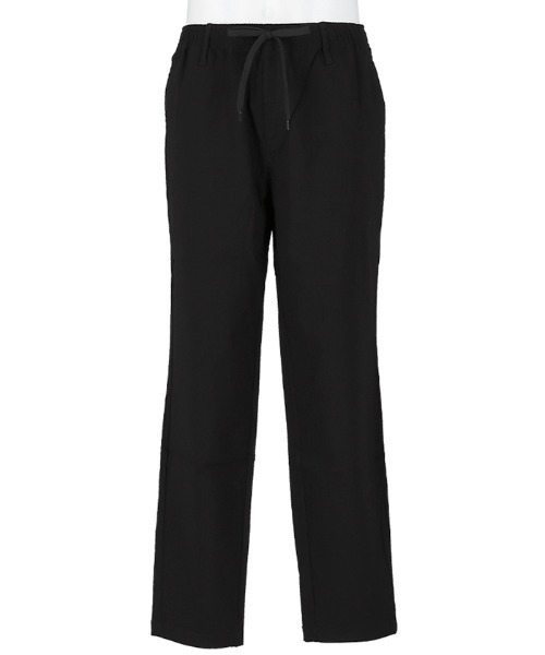 【新品タグ付き】IENA ハイストレッチイージーパンツ ブラック 40 中古・古着通販】IENA (イエナ) ハイストレッチイージーパンツ