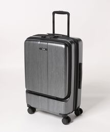Luggage（ラゲージ）の「ACE フォールズ　Mサイズ  フロントオープン ダブルキャスター ファスナー TSAロック搭載 キャスターストッパー 出張 46～57Ｌ 06906（スーツケース/キャリーバッグ）」