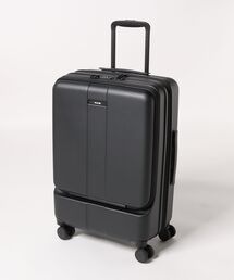 Luggage（ラゲージ）の「ACE フォールズ　Mサイズ  フロントオープン ダブルキャスター ファスナー TSAロック搭載 キャスターストッパー 出張 46～57Ｌ 06906（スーツケース/キャリーバッグ）」