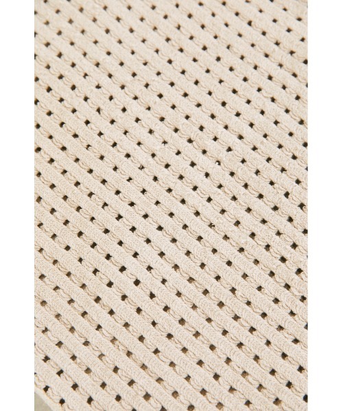 BLACK BY MOUSSY（ブラックバイマウジー）の「mesh knit mini bag（メッシュニットミニバック）（トートバッグ・レディース・ブラック/ベージュ・FREE）」の13枚目の写真