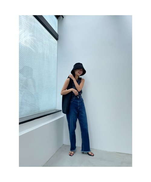 BLACK BY MOUSSY（ブラックバイマウジー）の「mesh knit mini bag（メッシュニットミニバック）（トートバッグ・レディース・ブラック/ベージュ・FREE）」の7枚目の写真