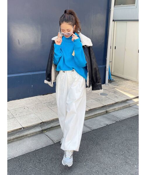 Ungrid（アングリッド）の「ミリタリーボリュームパンツ（その他パンツ・レディース・カーキ/アイボリー・SMALL/MEDIUM）」の16枚目の写真