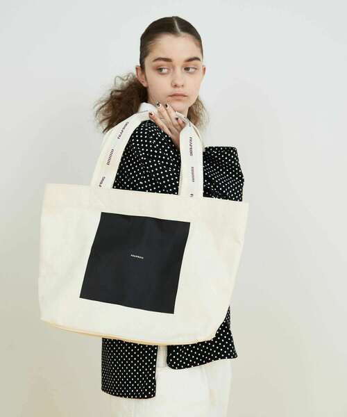 FRAPBOIS PARK(フラボアパーク)の「テイストート バッグ(トートバッグ・レディース・キナリ/ブラック・FREE)」の10枚目の写真