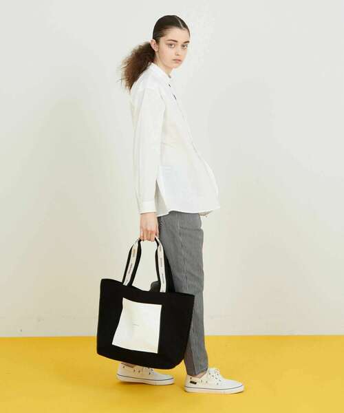 FRAPBOIS PARK(フラボアパーク)の「テイストート バッグ(トートバッグ・レディース・キナリ/ブラック・FREE)」の6枚目の写真