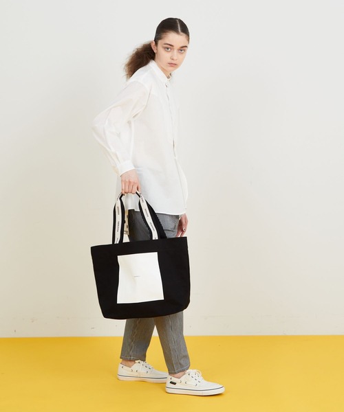 FRAPBOIS PARK(フラボアパーク)の「テイストート バッグ(トートバッグ・レディース・キナリ/ブラック・FREE)」の14枚目の写真