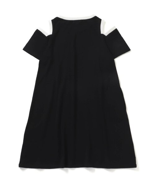 algy(アルジー)の「肩あき配色Tワンピ(ワンピース・キッズ・ブラック/グリーン/ラベンダー・SMALL/MEDIUM/X-SMALL/XX-SMALL)」の4枚目の写真