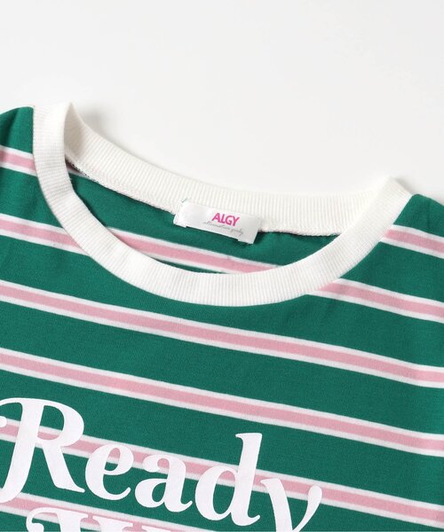 algy(アルジー)の「肩あき配色Tワンピ(ワンピース・キッズ・ブラック/グリーン/ラベンダー・SMALL/MEDIUM/X-SMALL/XX-SMALL)」の7枚目の写真