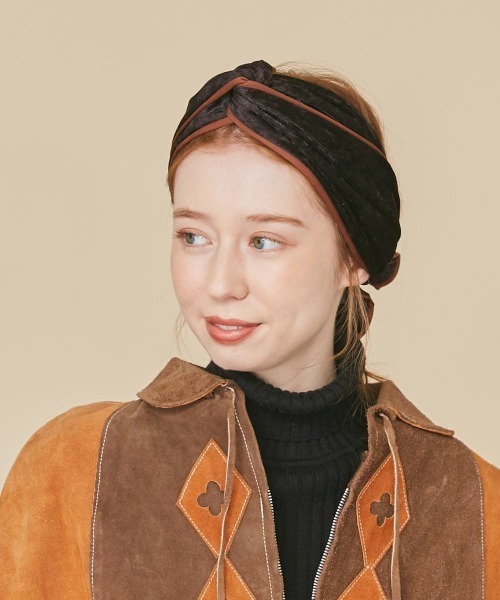 kaorinomori（カオリノモリ）の「kaorinomori フレムヘアバンド（ヘアバンド・レディース・グリーン/グレー/ブラック・FREE）」の4枚目の写真