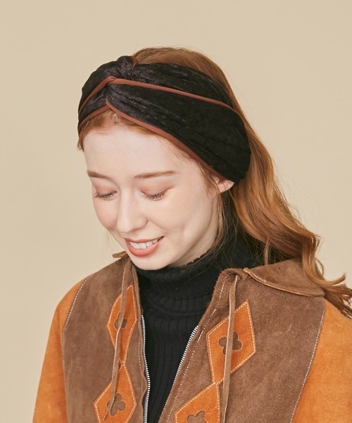 kaorinomori（カオリノモリ）の「kaorinomori フレムヘアバンド（ヘアバンド・レディース・グリーン/グレー/ブラック・FREE）」の7枚目の写真