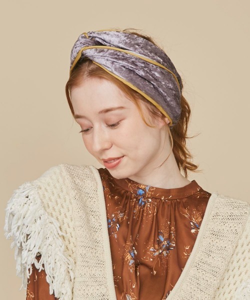 kaorinomori（カオリノモリ）の「kaorinomori フレムヘアバンド（ヘアバンド・レディース・グリーン/グレー/ブラック・FREE）」の13枚目の写真