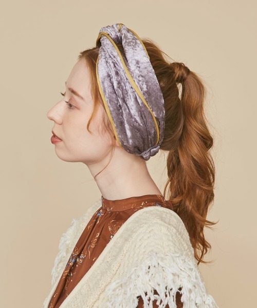 kaorinomori（カオリノモリ）の「kaorinomori フレムヘアバンド（ヘアバンド・レディース・グリーン/グレー/ブラック・FREE）」の14枚目の写真