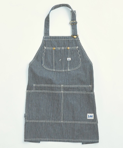 Lee(リー)の「デニムエプロン(エプロン・メンズ・ブラウン/インディゴブルー/グリーン/ストライプ/ワンウォッシュ・MEDIUM)」の5枚目の写真