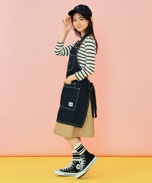 Lee(リー)の「デニムエプロン(エプロン・メンズ・ブラウン/インディゴブルー/グリーン/ストライプ/ワンウォッシュ・MEDIUM)」の17枚目の写真