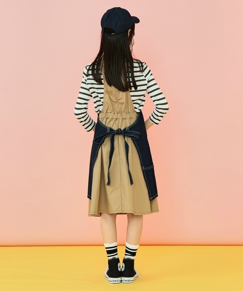 Lee(リー)の「デニムエプロン(エプロン・メンズ・ブラウン/インディゴブルー/グリーン/ストライプ/ワンウォッシュ・MEDIUM)」の19枚目の写真