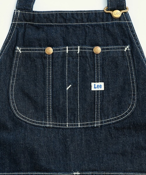 Lee(リー)の「デニムエプロン(エプロン・メンズ・ブラウン/インディゴブルー/グリーン/ストライプ/ワンウォッシュ・MEDIUM)」の22枚目の写真