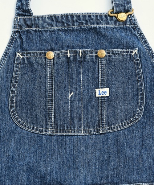 Lee(リー)の「デニムエプロン(エプロン・メンズ・ブラウン/インディゴブルー/グリーン/ストライプ/ワンウォッシュ・MEDIUM)」の14枚目の写真