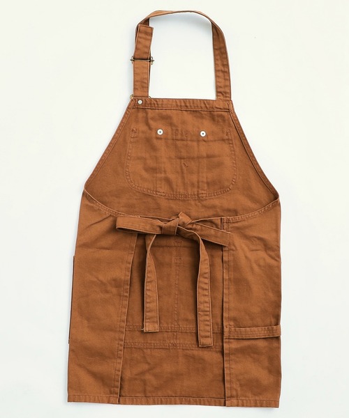 Lee(リー)の「デニムエプロン(エプロン・メンズ・ブラウン/インディゴブルー/グリーン/ストライプ/ワンウォッシュ・MEDIUM)」の7枚目の写真