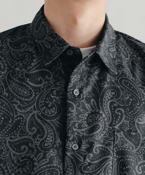 epnok（エプノック）の「ベーシックルーズペイズリーシャツ（シャツ